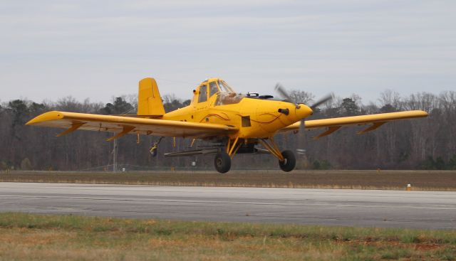 TERR-MAR Turbo Sea Thrush (N344PA) - An Ayers S-2R arriving Runway 18 at Pryor Regional Airport, Decatur, AL, under overcast - March 7, 2019.