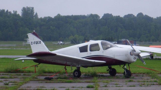 Piper Cherokee (C-FQEO) - Cool & Raining in Ottawa, Ontario on Canada Day July 1, 2015