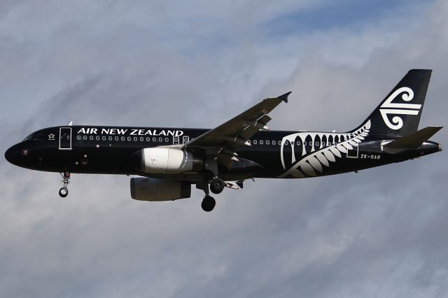 Airbus A320 (ZK-OAB) - on 4 January 2020