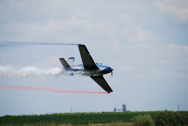 N134JC — - Julie Clark in a very low pass at Fly Iowa 2019.