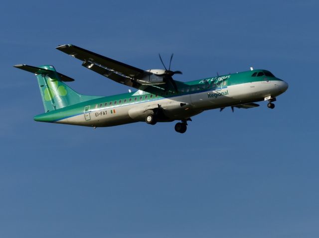 ATR ATR-72 (EI-FAT) - C/n 1097 Date 16/08/16