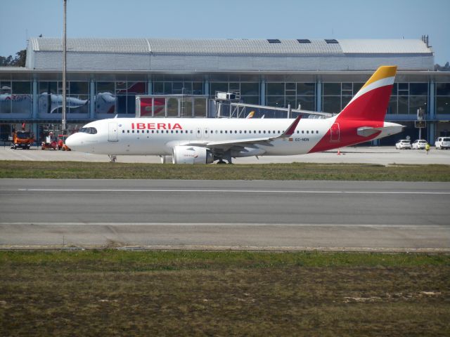 Airbus A320neo (EC-NDN) - EC-NDN "Cuatro Vientos" carrying for takeoff at LEVX destination LEMD. 21-03-2021