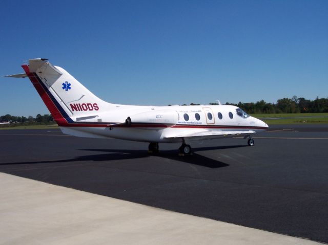 Mitsubishi MU-300 Diamond (N110DS) - Airborne Critical Care, LLCs MU-300 aircraft AKA Critical Care One