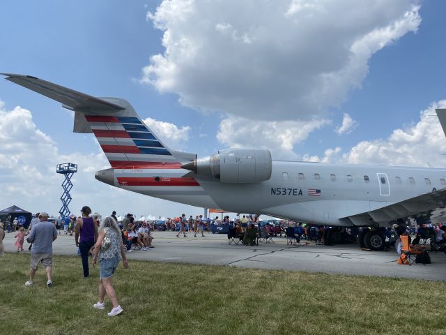 Canadair Regional Jet CRJ-700 (N537EA) - Date Taken: Saturday, June 22, 2024br /br /From the 2024 Dayton Air Show, starring the U.S. Navy Blue Angels!