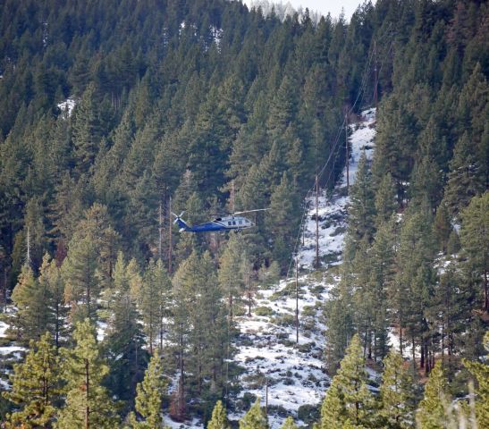Sikorsky S-70 (N603CK) - Doing work in the mountains, out if KCXP.