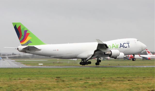 Boeing 747-400 (TC-ACM) - AirAct cargo b747-428f(er) tc-acm landing at shannon from istanbul 29/10/20.