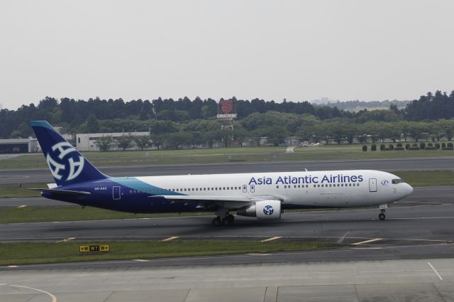 BOEING 767-300 (HS-AAC) - Taxing at Narita Intl Airport on 2015/05/02