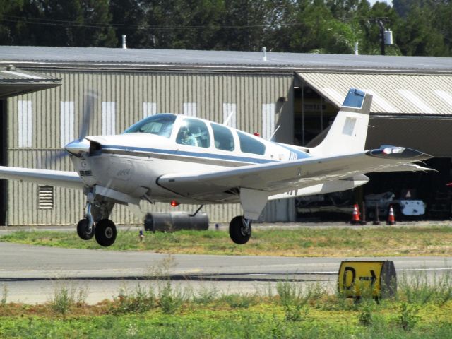 Beechcraft Bonanza (33) (N6601N) - Taking off RWY 24