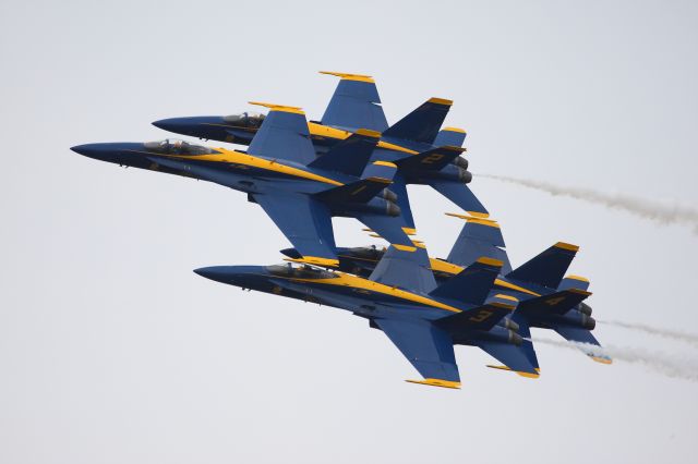 McDonnell Douglas FA-18 Hornet — - Blue angels at Cleveland airshow 2014