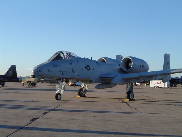 Fairchild-Republic Thunderbolt 2 (79-0117) - Fairchild A-10A Thunderbolt II on display at the Lincoln Air Show, 2006.