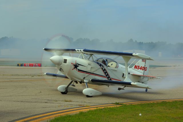 Experimental 100kts (N540G) - Picture of Doug in his custom built Dodge Machaira aircraft. 