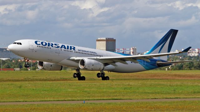 Airbus A330-200 (F-HCAT) - First take-off with new colors.2014 August.