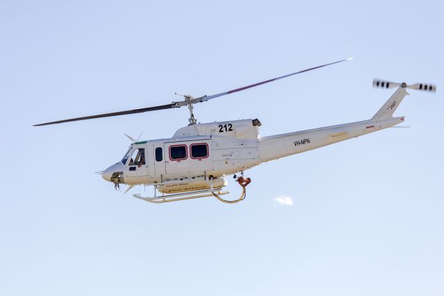 Bell VH-1 (VH-NPN) - Commercial Helicopters (VH-NPN) Bell 212 departing Wagga Wagga Airport