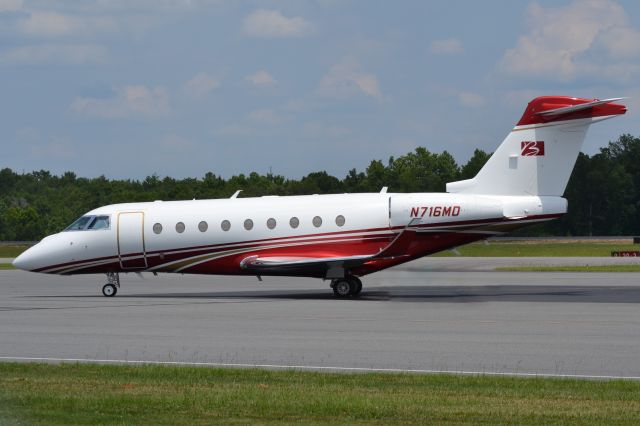 IAI Gulfstream G280 (N716MD) - BMB AIRCRAFT LLC (Bob Mills Furniture) at KJQF - 7/28/18