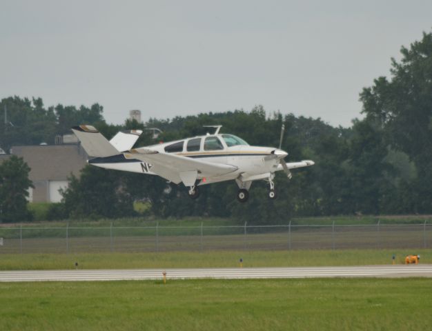 Beechcraft 35 Bonanza (N64PH) - N64PH on final to Runway 15 in Sioux Falls SD on 6-12-15