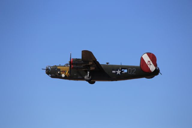 Consolidated B-24 Liberator (N224J) - Collings Foundation Consolidated B-24J, Witchcraft, at KAVQ on 18 April 2015.