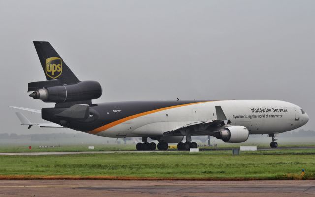 Boeing MD-11 (N251UP) - after diverting to shannon on the 25th sept,ups md-11f n251up finally departs  shannon for louisville 2/10/15.