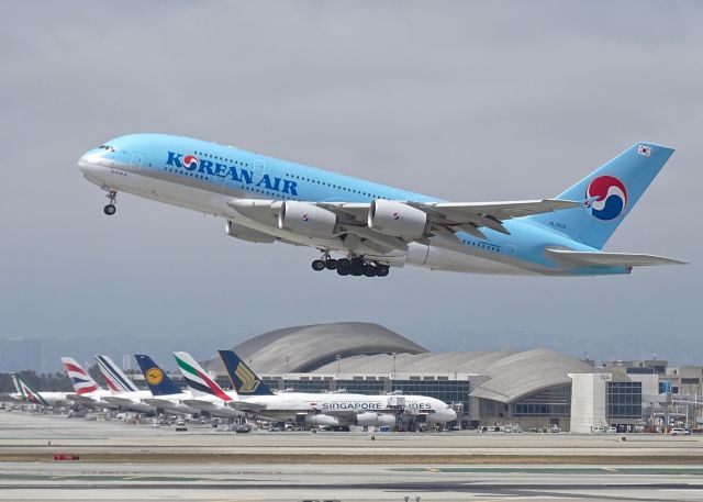 Airbus A380-800 (HL7613) - a rel=nofollow href=http://flightaware.com/live/flight/HL7613/history/20160514/1940Z/KLAX/RKSIhttps://flightaware.com/live/flight/HL7613/history/20160514/1940Z/KLAX/RKSI/a