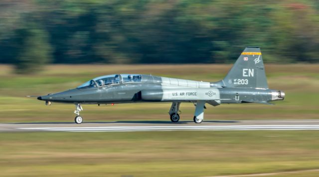 Northrop T-38 Talon (N68203) - Sheppard AFB ENJUPT T38 takes off from KEFD on 11/12/2020