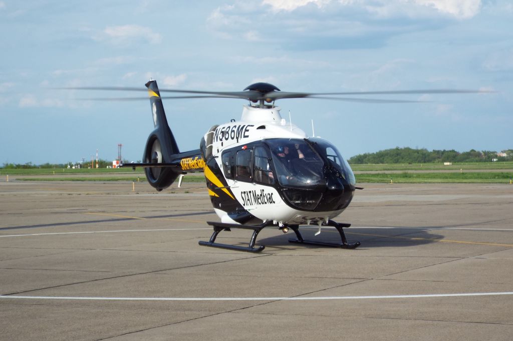 Eurocopter EC-635 (N536ME) - STAT MedEvac's newest bird on its delivery flight on May 7th, 2019.