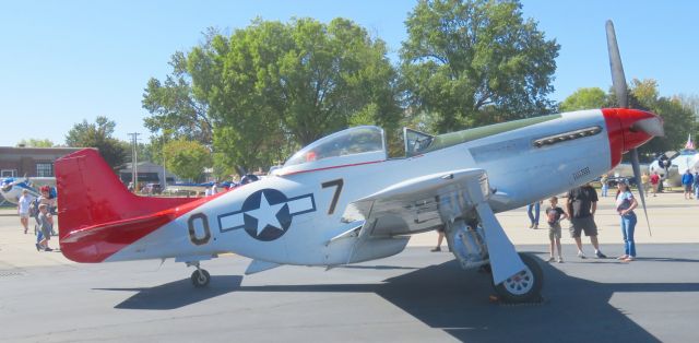 North American P-51 Mustang (N651D) - Spotted at the Aviation and military history show at Bowman Field, Louisville, KY 