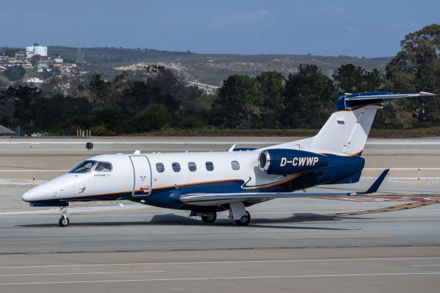 Embraer Phenom 300 (D-CWWP) - DCWWP arriving MRY from AZA 6 March 2022