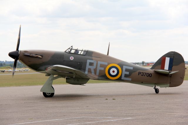 G-HURI — - Hawker Hurricane Mk.XIIa.br /Manufactured in 1942.br /Flying Legends 2015.br /Duxford, Cambridge, UKbr /Photo: 11.07.2015