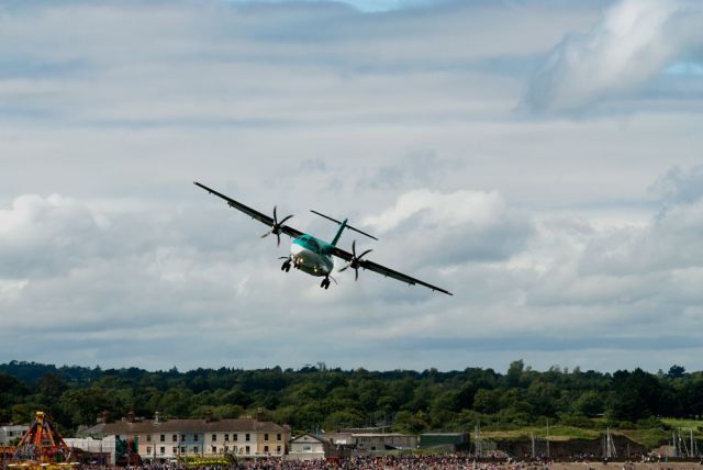 EI-REO — - An ATR-72-500 of Aer Arrann performs at the Bray Air Show 22/07/2012