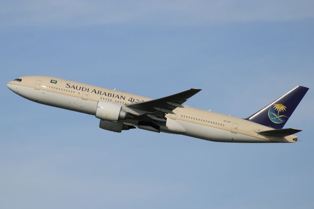 Boeing 777-200 (HZ-AKI) - Seen at KIAD on 6/14/2009.