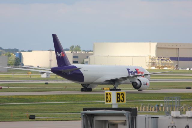 BOEING 777-200LR (N867FD) - FedEx 777 "Jasmine" aborted takeoff run. Engine issues. Took off safely approx. 2 hours later