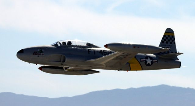 Lockheed T-33 Shooting Star (N133HH) - Flight demonstration, California International Airshow  09-26-2015