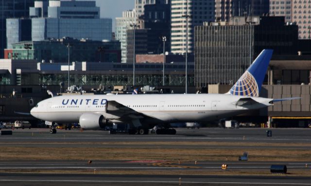 Boeing 777-200 (N228UA) - United B777-222/ER (N228UA) a diversion from IAD for fuel/crew change.