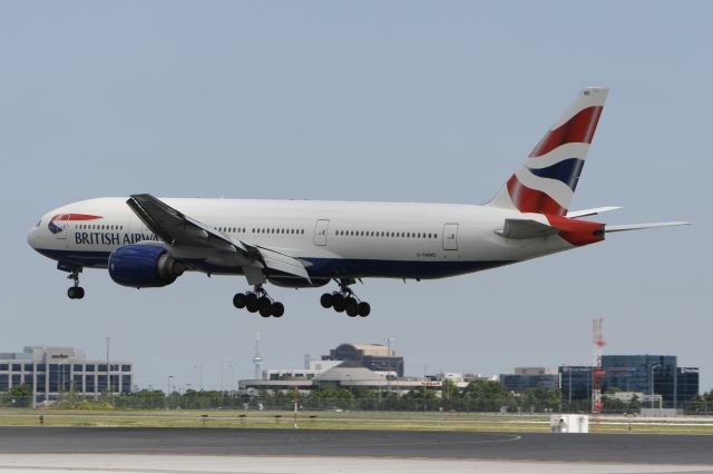 Boeing 777-200 (G-YMMD) - June 12, 2009 - landed at Toronto 