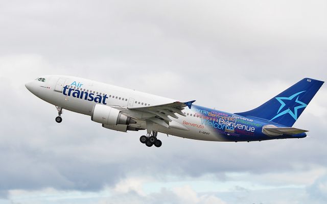 Airbus A310 (C-GPAT) - air transat a310-308 c-gpat dep shannon for prague 20/6/18.