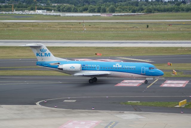 Fokker 70 (PH-KZB) - KLM Cityhopper F70 cn11562