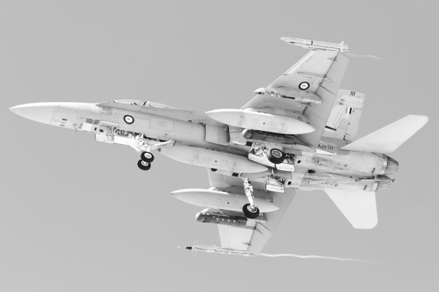 — — - RAAF, F/A-18A Classic Hornet.