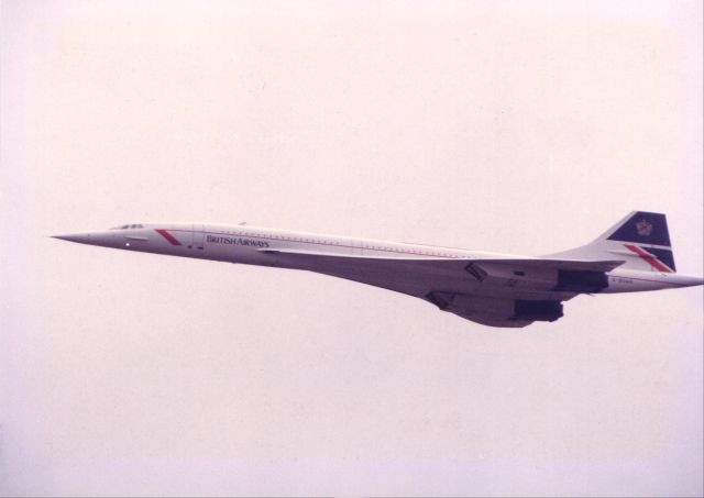 Aerospatiale Concorde (G-BOAG) - September 28th 1986. British Airways ran a charter into KROC. After departing, it did a fly-by!