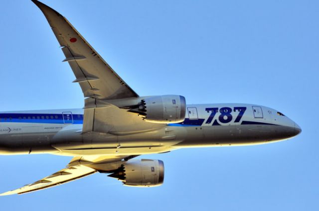 Boeing 787-8 (JA810A) - TO Against the setting Sun