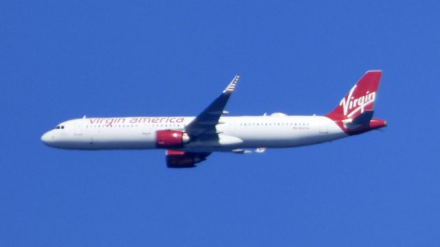 Airbus A321 (N921VA) - Minutes before landing April 2018.