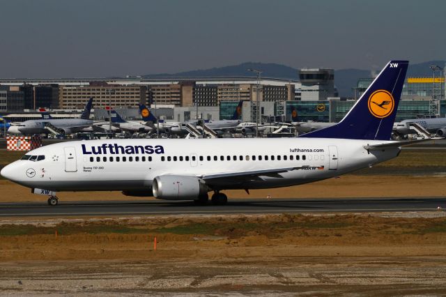 Boeing 737-500 (D-ABXW) - my hometown, Hanau