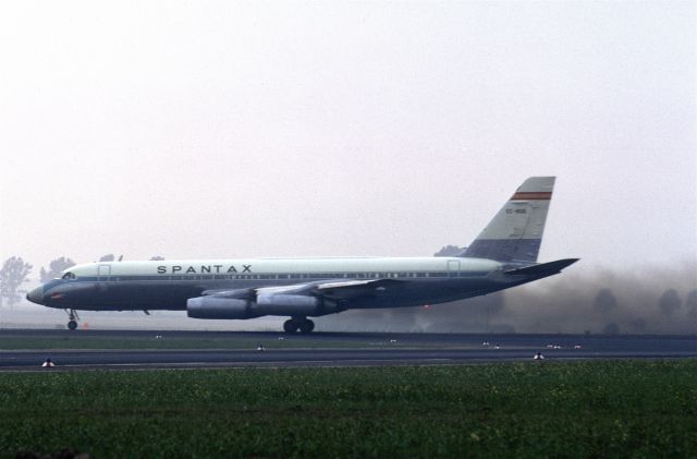 EC-BQQ — - August 1969 - Spantax CV-990A Coronado taking off from Düsseldorf (EDDL) Rwy 24