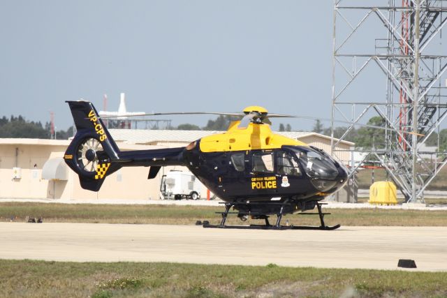 Eurocopter EC-635 (VP-CPS) - Grand Cayman Police Department helicoter (VP-CPS) on the ramp at Rectrix