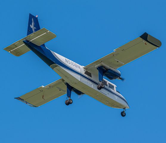 ROMAERO Islander (KAP5921) - New aircraft on data base 