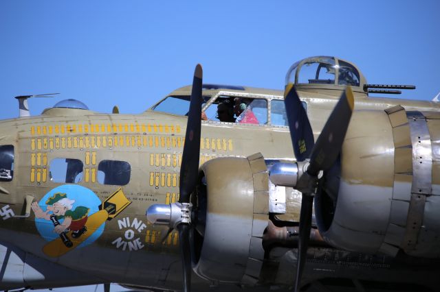 Boeing B-17 Flying Fortress (N93012) - Collings Foundation Boeing B-17G, Nine-O-Nine, on 18 April 2015.