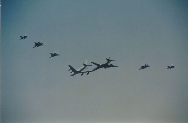 — — - 366th Formation-1999 Wings Over Stockton