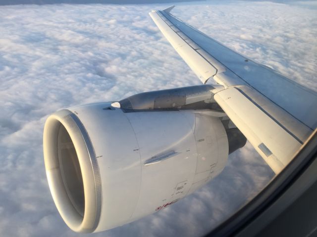 Airbus A319 (HB-IPY) - Broken out of the clouds a couple of minutes after taking off from Geneva airport.