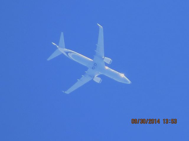 Boeing 737-800 (N525AS) - Alaska Airlines flight 32 from SEA to PHL over Northeastern Oklahoma at 37,000 feet.