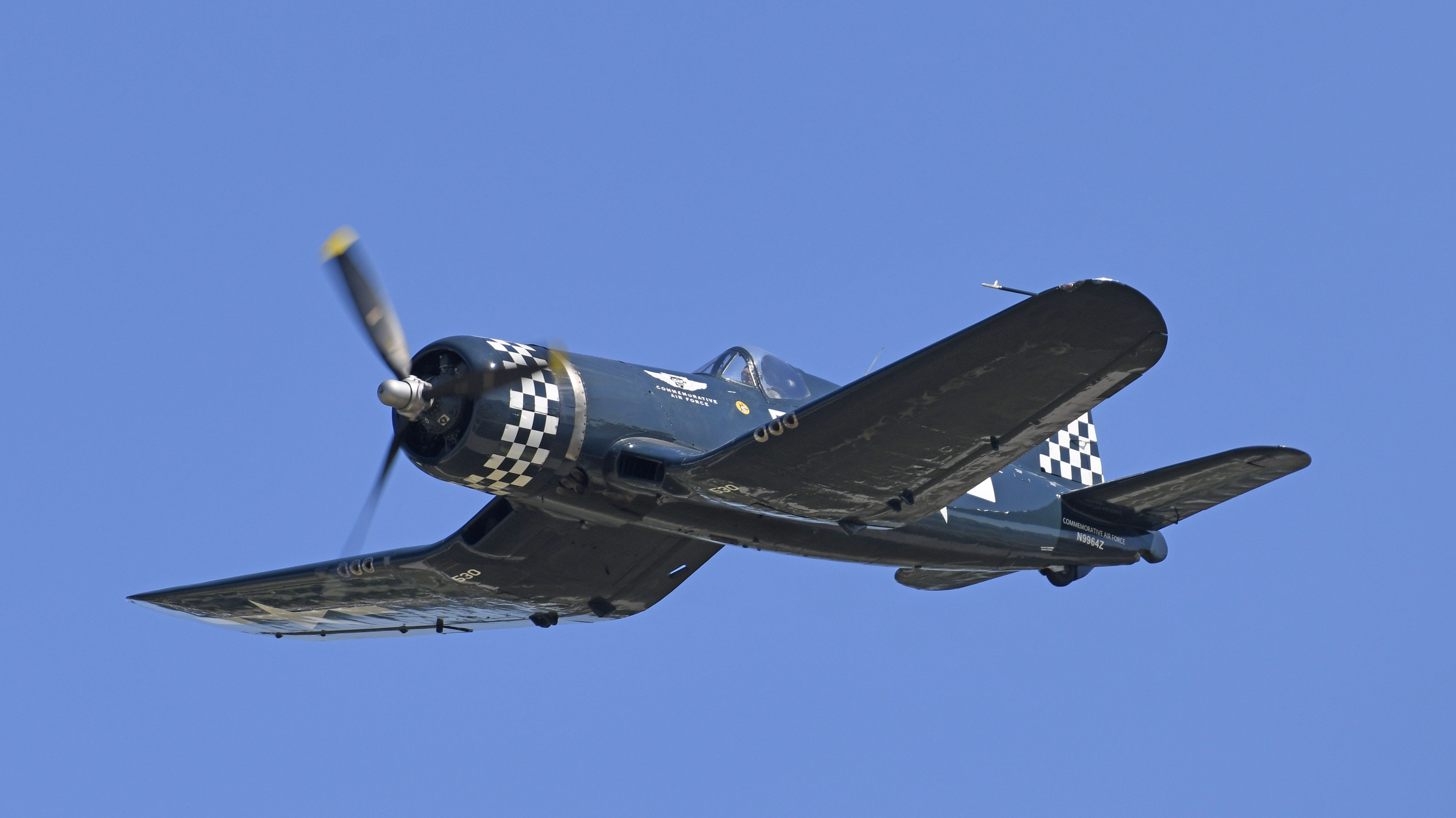 VOUGHT-SIKORSKY V-166 Corsair (N9964Z) - Preforming a flight demo at AirVenture 2023
