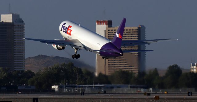 BOEING 767-300 (N185FE) - Off 35L enroute to Memphis.