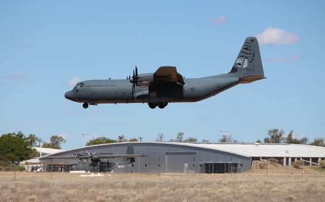 Lockheed C-130 Hercules (A97447) - Touch and go's at Longreach Airport 12/09/2020